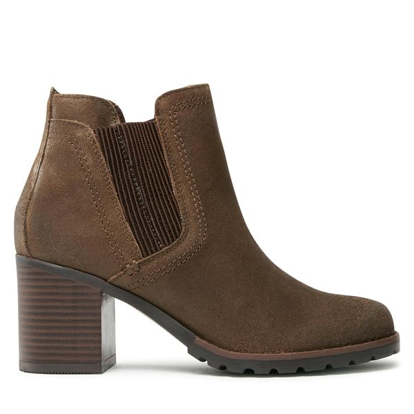 Clarks Škornji Clarks Leda Up 261749634 Rjava