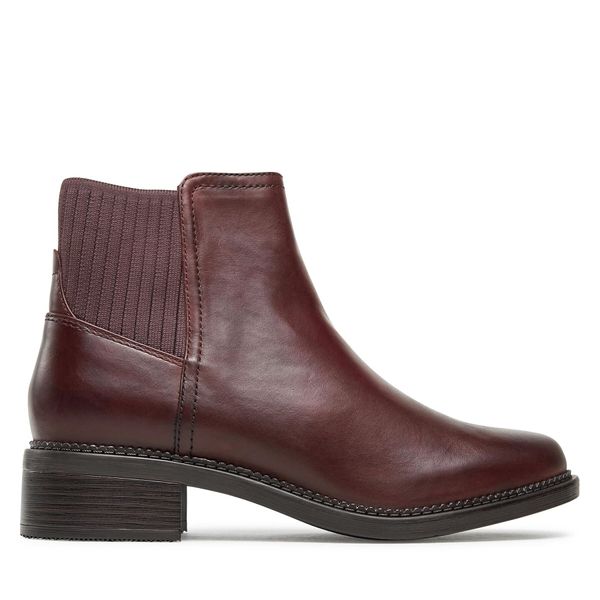 Clarks Škornji Clarks Maye Palm 261743554 Bordeaux Leather