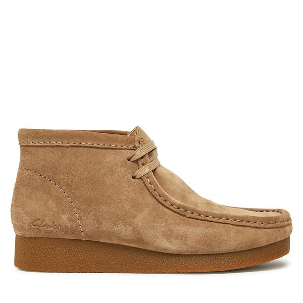 Clarks Škornji Clarks WallabeeEvoBt 261747444 Bež