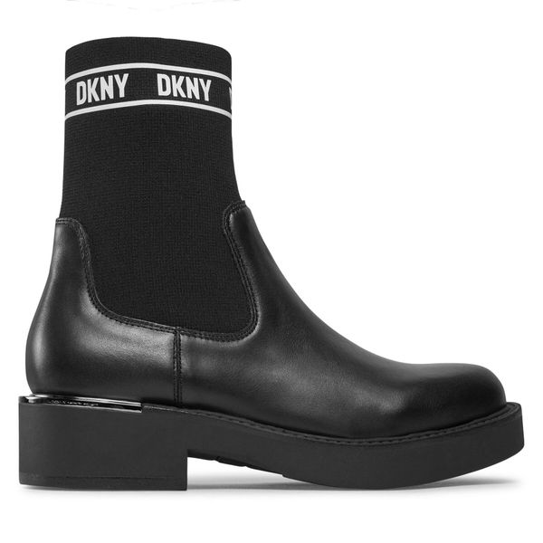 DKNY Škornji DKNY Tully K3317661 Black/White 5