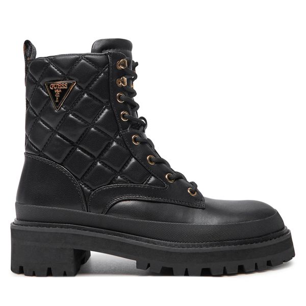 Guess Škornji Guess Badae2 FLFBD2 FAL10 Črna