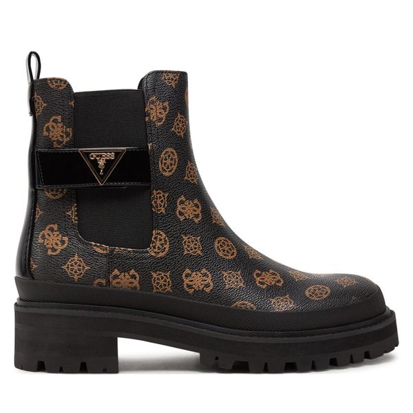 Guess Škornji Guess Bensly FLFBEN FAL10 Rjava