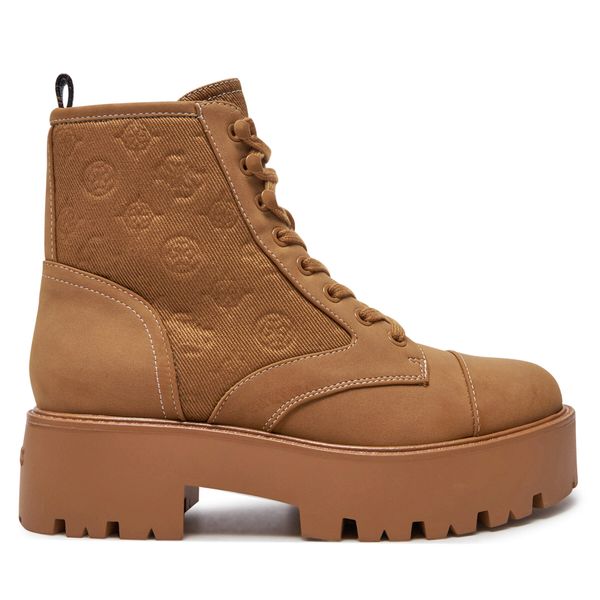 Guess Škornji Guess Vaina FLTSLR LEM10 Rjava