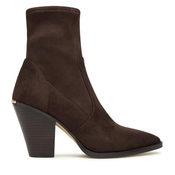 MICHAEL Michael Kors Škornji MICHAEL Michael Kors Dover Heeled Bootie 40F3DOHE5S Rjava