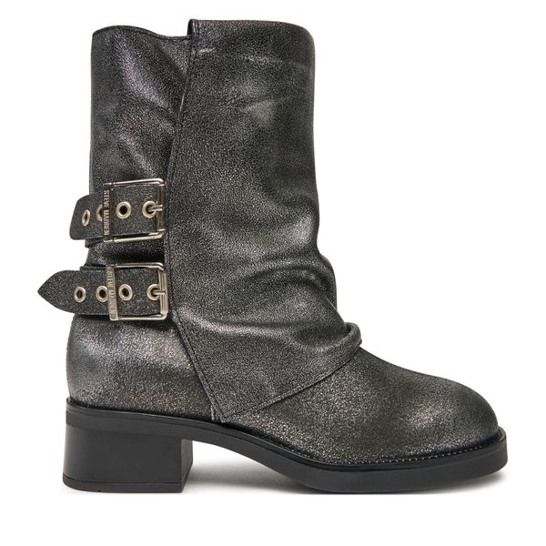 Steve Madden Škornji Steve Madden Bonfire SM11003415 Srebrna