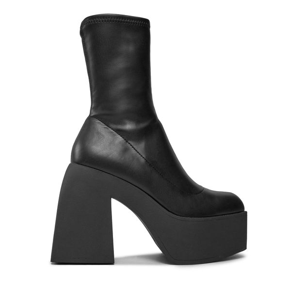 Steve Madden Škornji Steve Madden Tekno Bootie SM11002608 SM11002608-001 Black