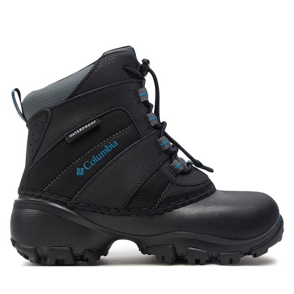 Columbia Škornji za sneg Columbia Youth Rope Tow III Waterproof BY1322 Black/Dark Compass 010