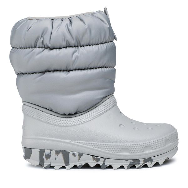 Crocs Škornji za sneg Crocs Classic Neo Puff Boot K 207684 Light Grey