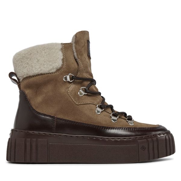 Gant Škornji za sneg Gant Snowmont Mid Boot 27543368 Taupe/Dark Brown
