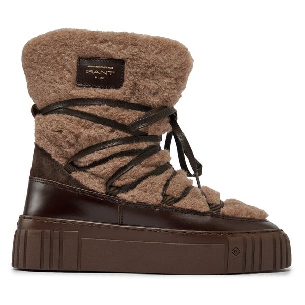 Gant Škornji za sneg Gant Snownmont Mid Boot 27541370 Taupe/Dark Brown