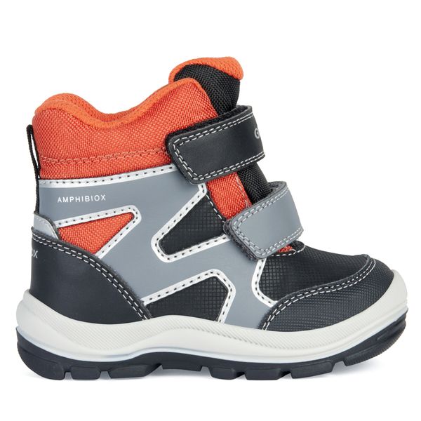 Geox Škornji za sneg Geox B Flanfil Boy B Abx B263VD 0CEFU C0038 S Black/Orange