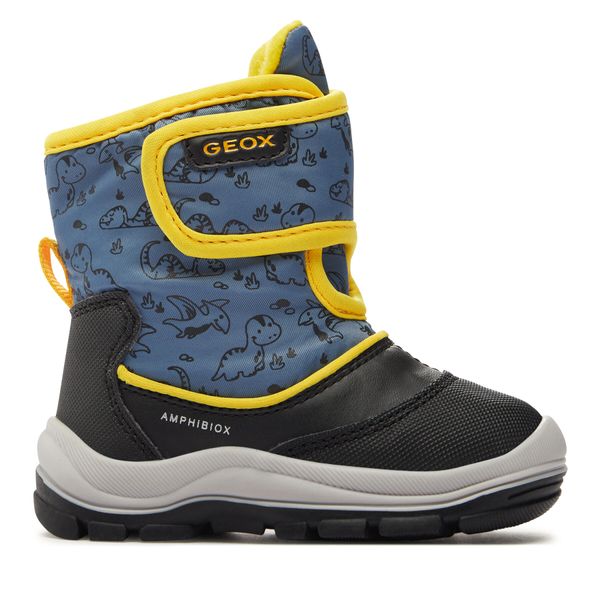 Geox Škornji za sneg Geox B Flanfil Boy B Abx B263VE 0CEFU C4K2V M Dk Avio/Yellow