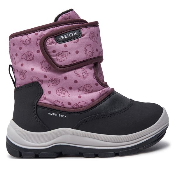 Geox Škornji za sneg Geox B Flanfil Girl B Abx B263WG 0BCMN C0724 M Črna