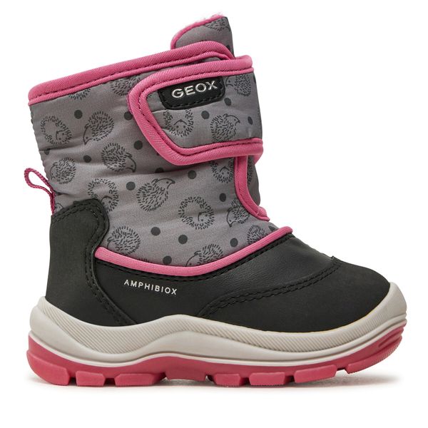 Geox Škornji za sneg Geox B Flanfil Girl B Abx B263WG 0BCMN C9235 M Črna