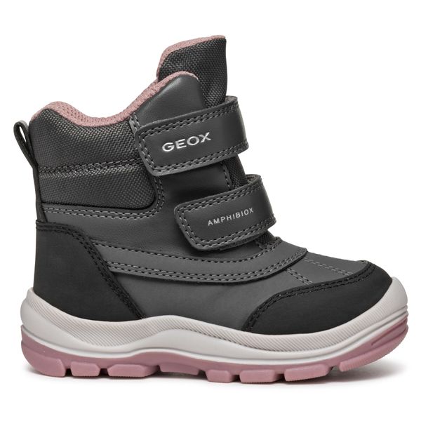 Geox Škornji za sneg Geox B Flanfil Girl B Abx B463WD 050FU C9A8F M Siva