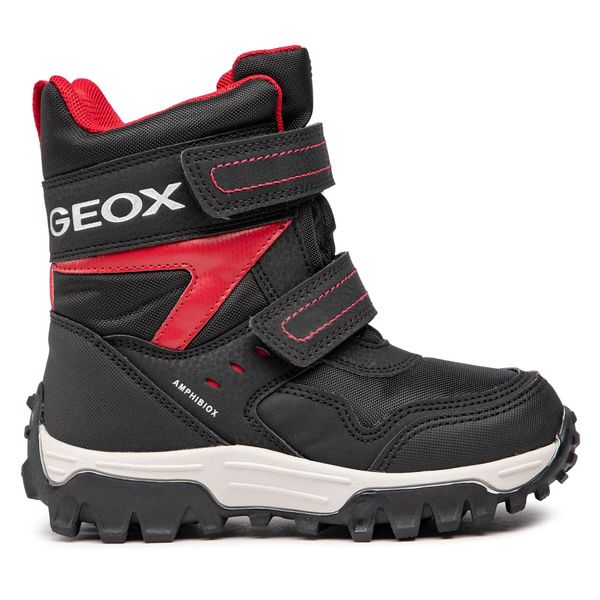 Geox Škornji za sneg Geox J Himalaya B.Babx B J26FRB 0FUCE C0048 S Black/Red
