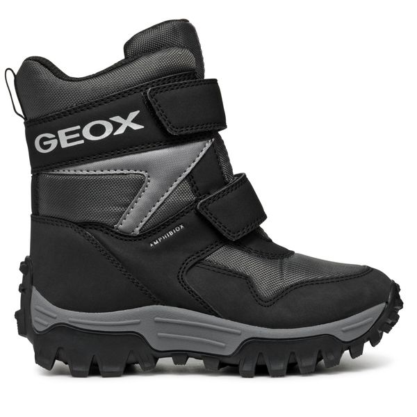 Geox Škornji za sneg Geox J Himalaya Boy B Abx J46FRE 0FU50 C9211 D Siva