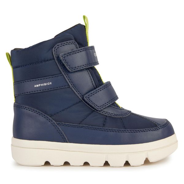 Geox Škornji za sneg Geox J Willaboom Boy B Ab J36LFB 0FU54 C0749 S Navy/Lime