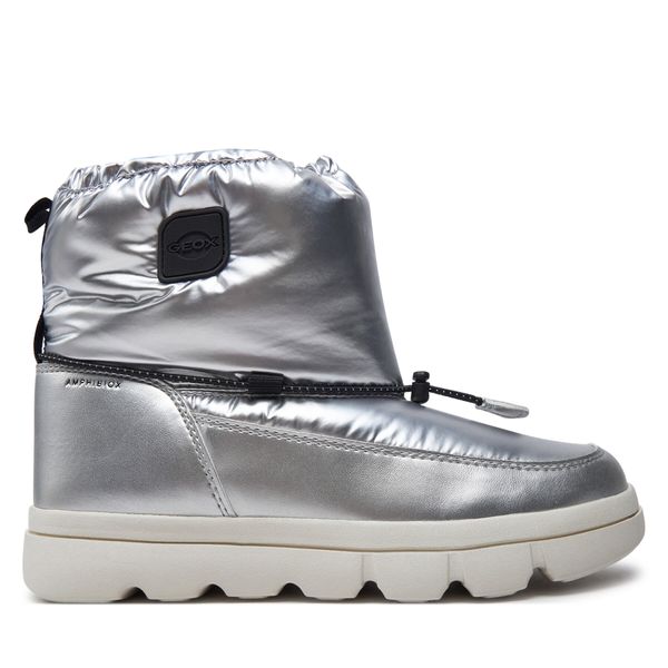 Geox Škornji za sneg Geox J WILLABOOM GIRL B A J46HWE 0LVNF C0474 S Srebrna