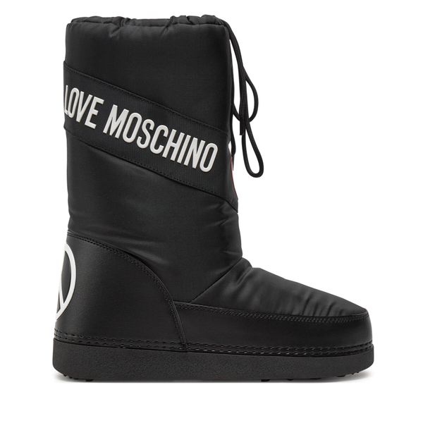 LOVE MOSCHINO Škornji za sneg LOVE MOSCHINO JA24032G1LISA000 Črna