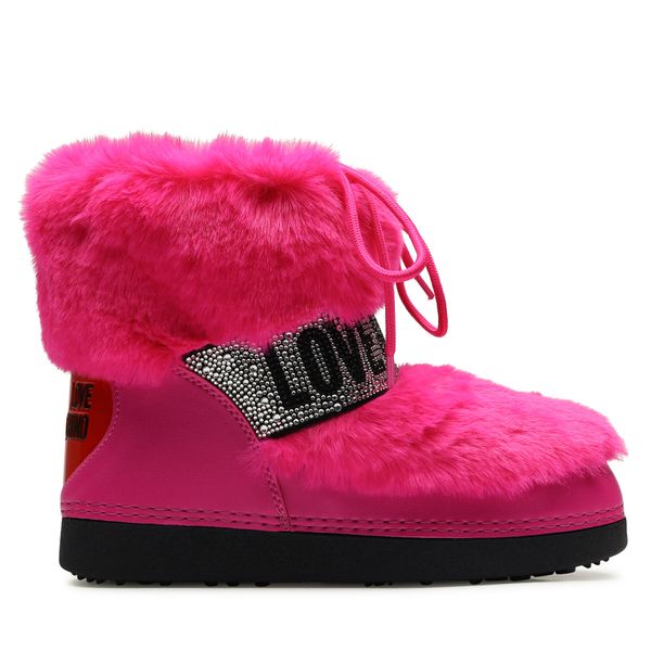 LOVE MOSCHINO Škornji za sneg LOVE MOSCHINO JA24202G0HJW0604 Roza