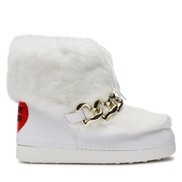 LOVE MOSCHINO Škornji za sneg LOVE MOSCHINO JA24252G0HJW0100 Bianco