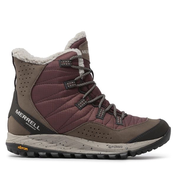 Merrell Škornji za sneg Merrell Antora Sneaker Boot Wp J066930 Bordo rdeča