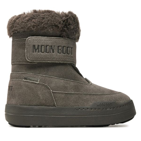 Moon Boot Škornji za sneg Moon Boot Junior Park Dtrap Boot Suede 80D3440040 Siva