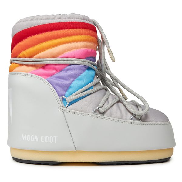 Moon Boot Škornji za sneg Moon Boot Low Rainbow 14094300001 Glacier Grey 001
