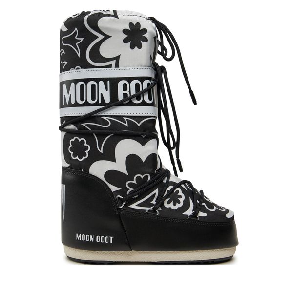 Moon Boot Škornji za sneg Moon Boot Mb Icon Flower 80D1402940 Črna