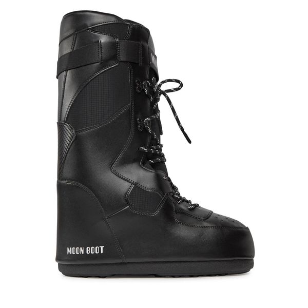 Moon Boot Škornji za sneg Moon Boot Sneaker High 14028300001 Black 001