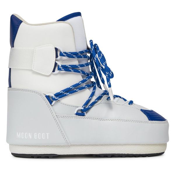Moon Boot Škornji za sneg Moon Boot Sneaker Mid 14028200003 White/Lt.Grey/Blue