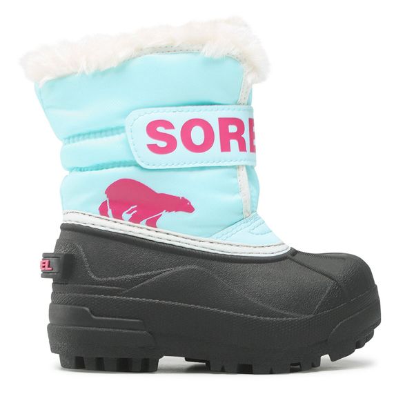 Sorel Škornji za sneg Sorel Childrens Snow Commander NC1960-428 Svetlo modra