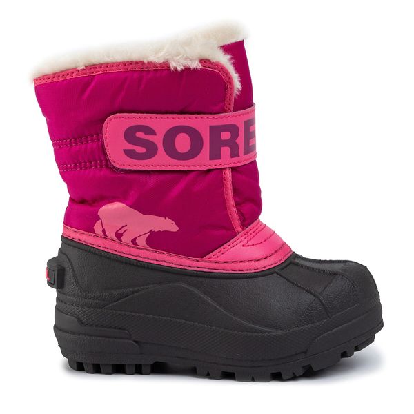 Sorel Škornji za sneg Sorel Childrens Snow Commander NC1960 Roza