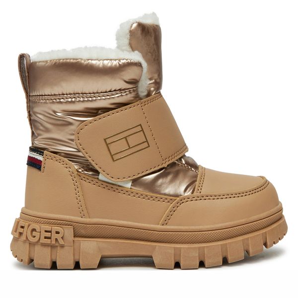 Tommy Hilfiger Škornji za sneg Tommy Hilfiger Fur Boot T1A5-33605-1695 M Bež