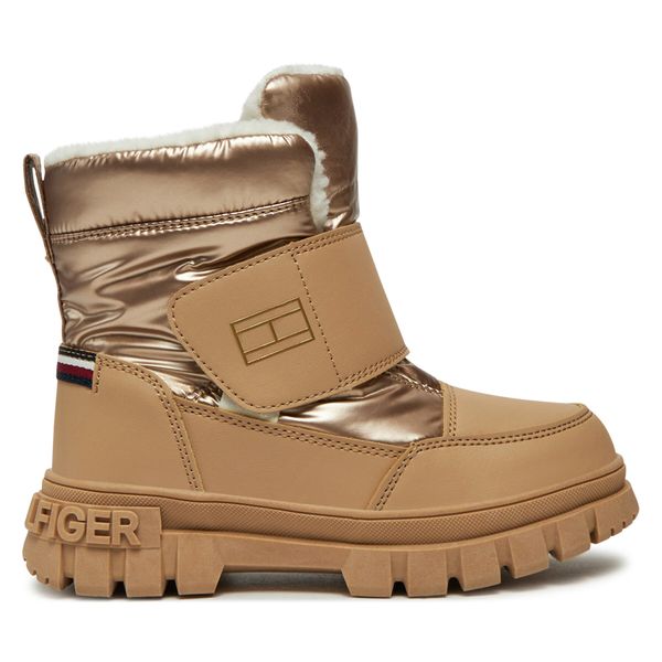 Tommy Hilfiger Škornji za sneg Tommy Hilfiger Fur Boot T1A5-33605-1695 S Bež