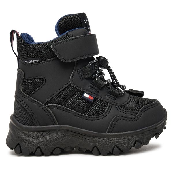 Tommy Hilfiger Škornji za sneg Tommy Hilfiger Fur Boot T1X5-33710-1492 M Črna