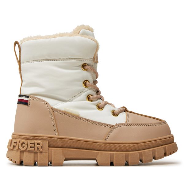 Tommy Hilfiger Škornji za sneg Tommy Hilfiger Fur Boot T3A5-33609-1695 M Bež