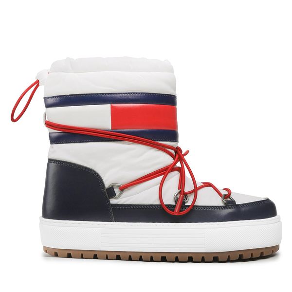 Tommy Jeans Škornji za sneg Tommy Jeans Snowboot Low EN0EN02162 Bela