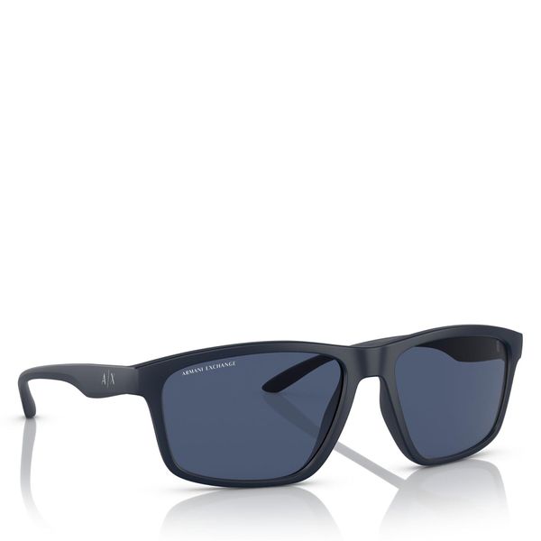 Armani Exchange Sončna očala Armani Exchange 0AX4122S 818180 Matte Blue/Dark Blue