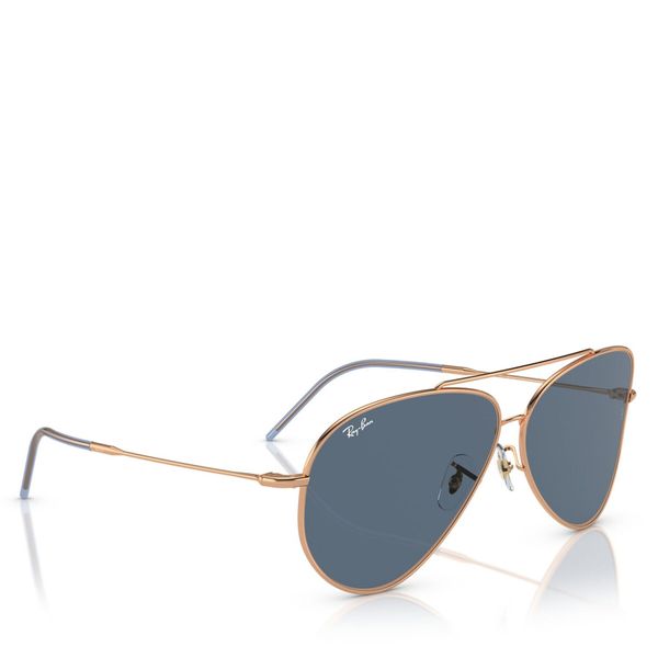 Ray-Ban Sončna očala Ray-Ban Aviator Reverse 0RBR0101S 92023A Pozlačeno z rožnatim zlatom