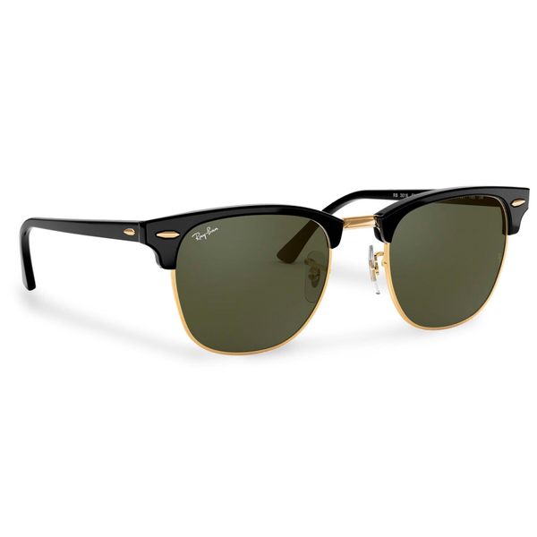 Ray-Ban Sončna očala Ray-Ban Clubmaster 0RB3016 W0365 Črna