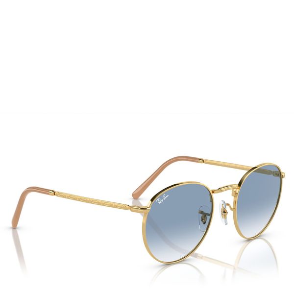 Ray-Ban Sončna očala Ray-Ban New Round 0RB3637 001/3F Zlata