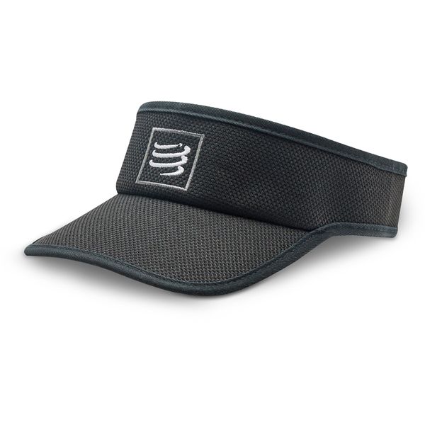 Compressport Športni trak s šiltom Compressport Visor CU00054B Črna