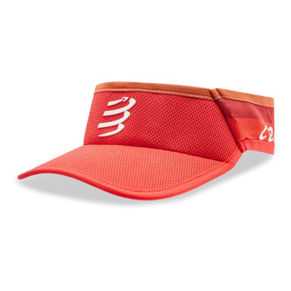 Compressport Športni trak s šiltom Compressport Visor Ultralight CU00005B Rdeča