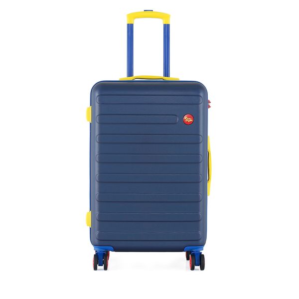 Semi Line Srednji kovček Semi Line T5847-2 Mornarsko modra