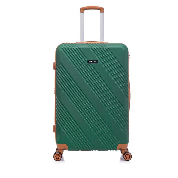 Semi Line Srednji kovček Semi Line T5852-2 Zelena