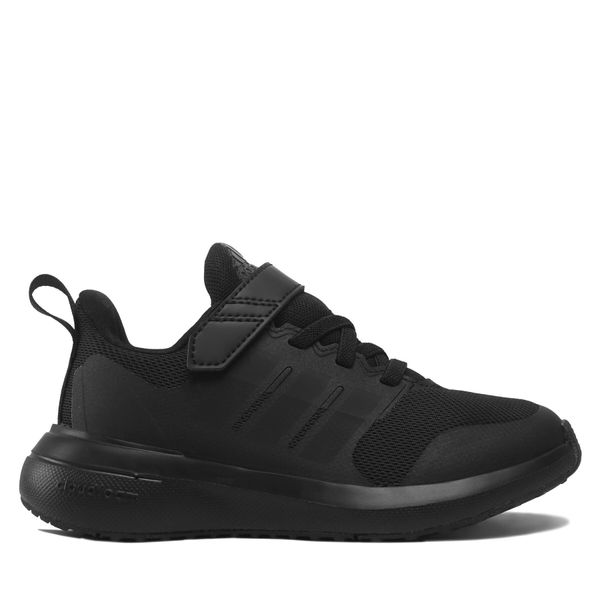 adidas Superge adidas Fortarun 2.0 Cloudfoam Sport Running Elastic Lace Top Strap Shoes HP3118 Črna