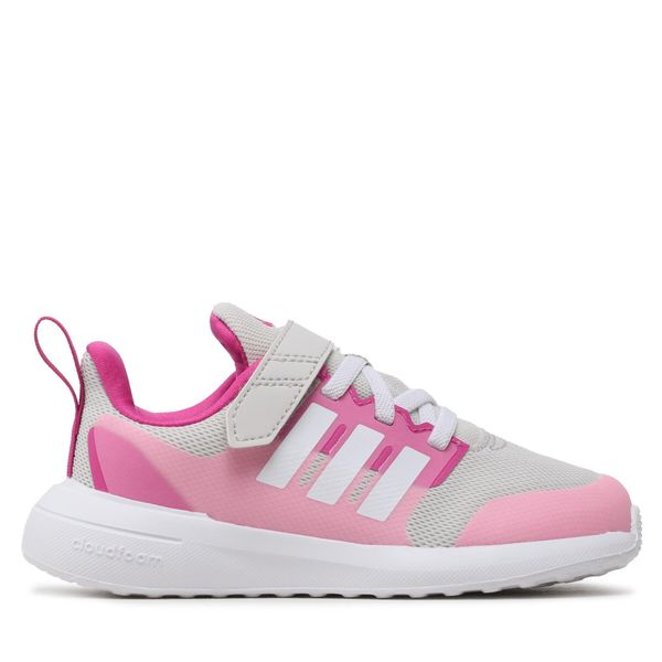 adidas Superge adidas Fortarun 2.0 Cloudfoam Sport Running Elastic Lace Top Strap Shoes HR0281 Siva
