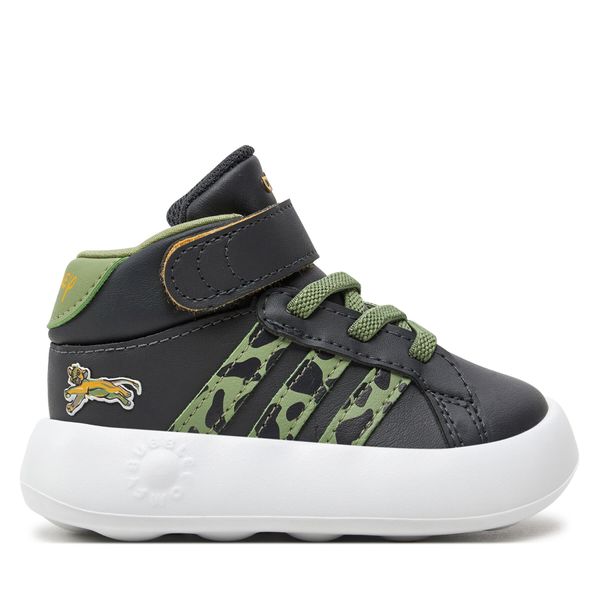 adidas Superge adidas Grand Court Mid Lionking I IF4096 Črna